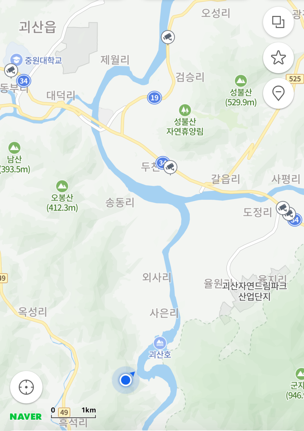 괴산, 등잔봉-천장봉-아가봉-옥녀봉 / 산막갈론