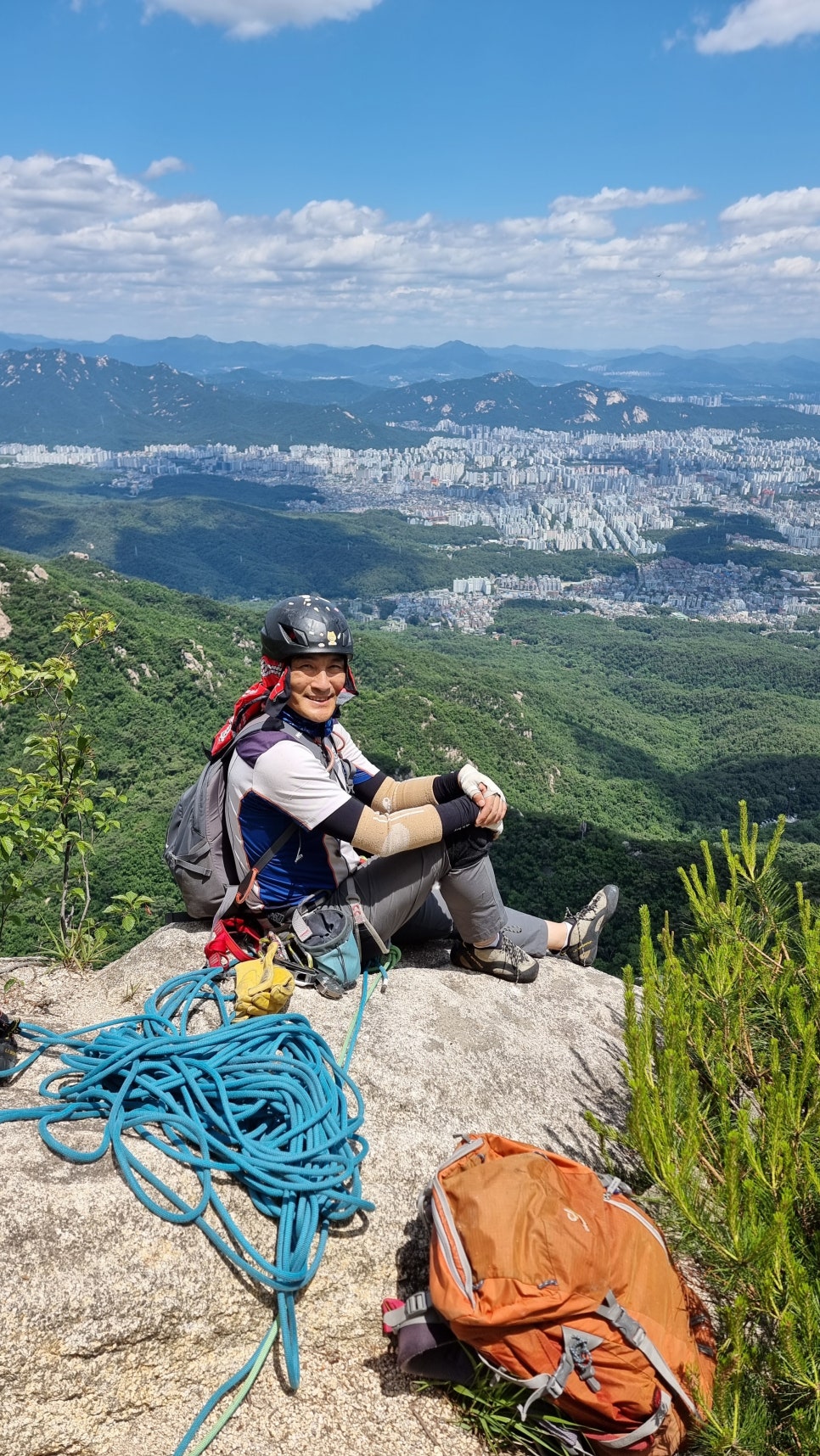 북한산 등산, 인수봉 대슬랩 & 인수B 크랙 등반