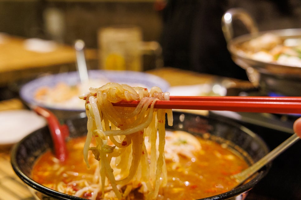 후쿠오카 라멘 맛집 하카타 산미 아침식사도 되는 곳