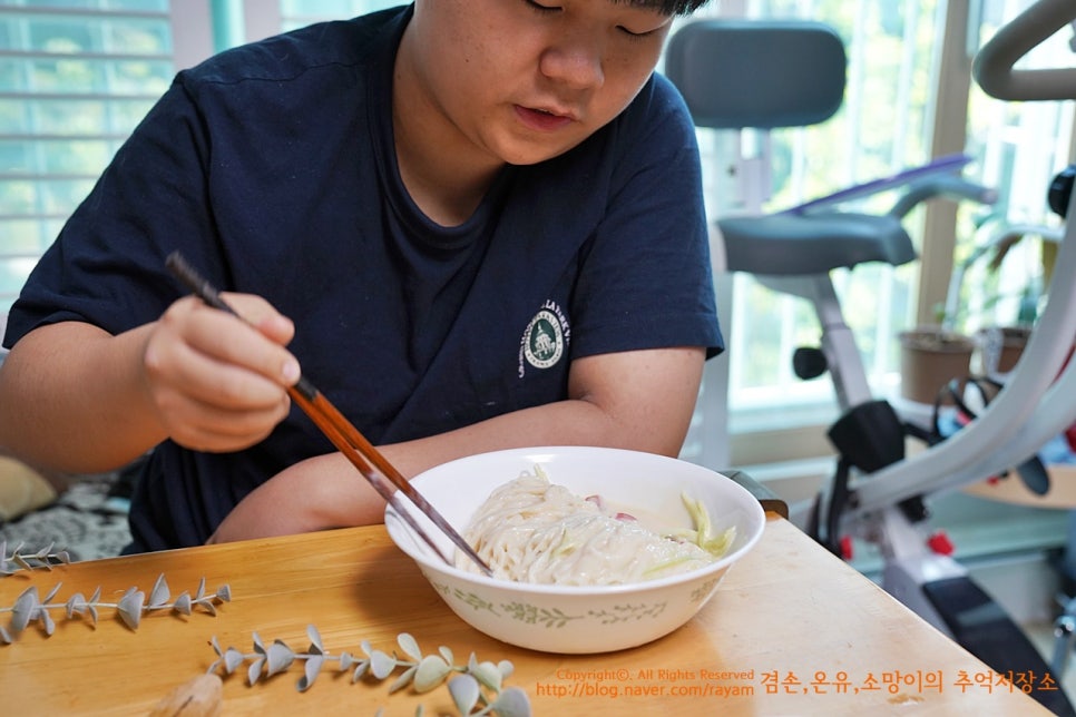 콩물 콩국수 만들기, 우뭇가사리 콩국 김의준고구마 콩물 진짜 꼬소~