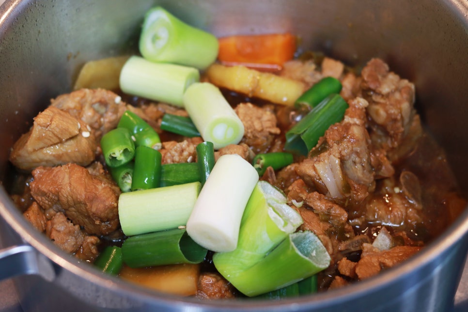 백종원 돼지갈비찜 황금 레시피 간장 돼지 갈비찜 만들기