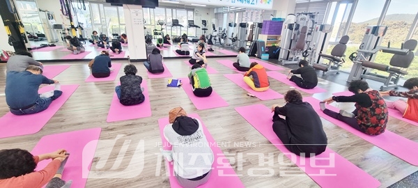 제주보건소 화북건강생활지원센터, 노년기 건강운동 프로그램 운영