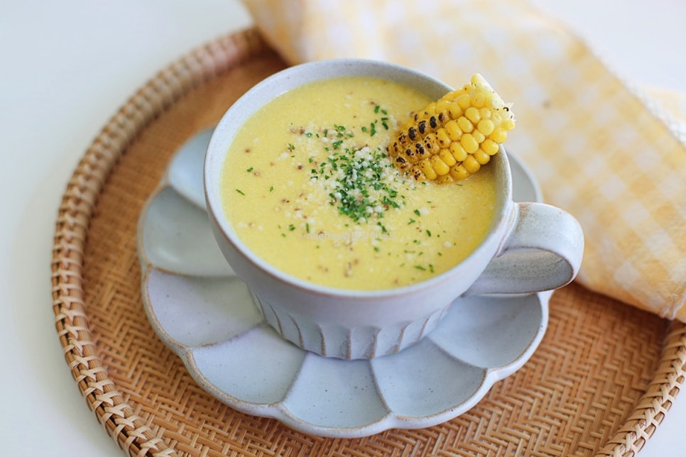 옥수수스프 만들기 초당옥수수 요리 먹는법