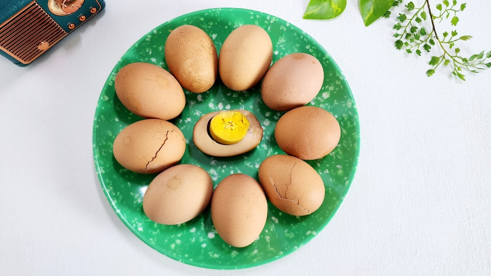 간단한 간식 압력밥솥 훈제계란 구운계란 만들기 단백질 간식 추천 계란요리