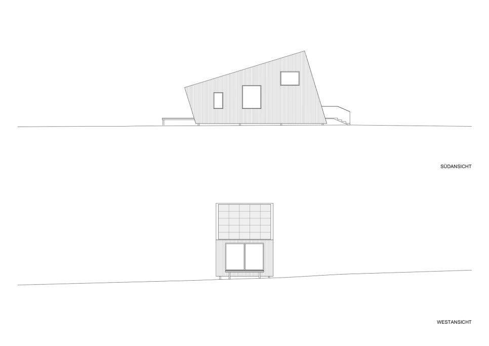 지속 가능한 저예산 스트로베일 하우스, Straw Flea House by Juri Troy Architects