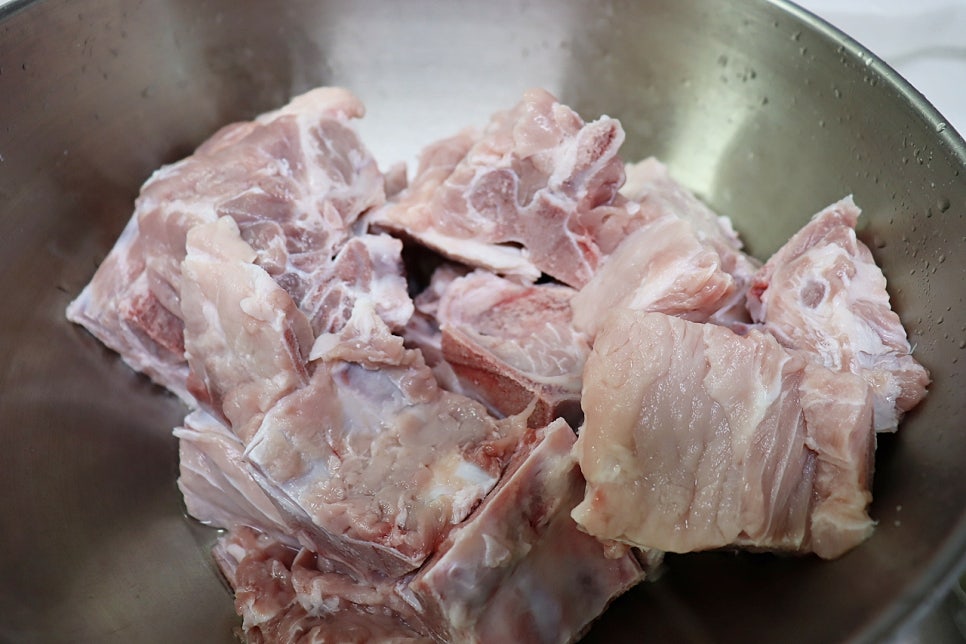 편스토랑 김재중 감자탕 레시피 우거지 돼지등뼈 감자탕 끓이는법
