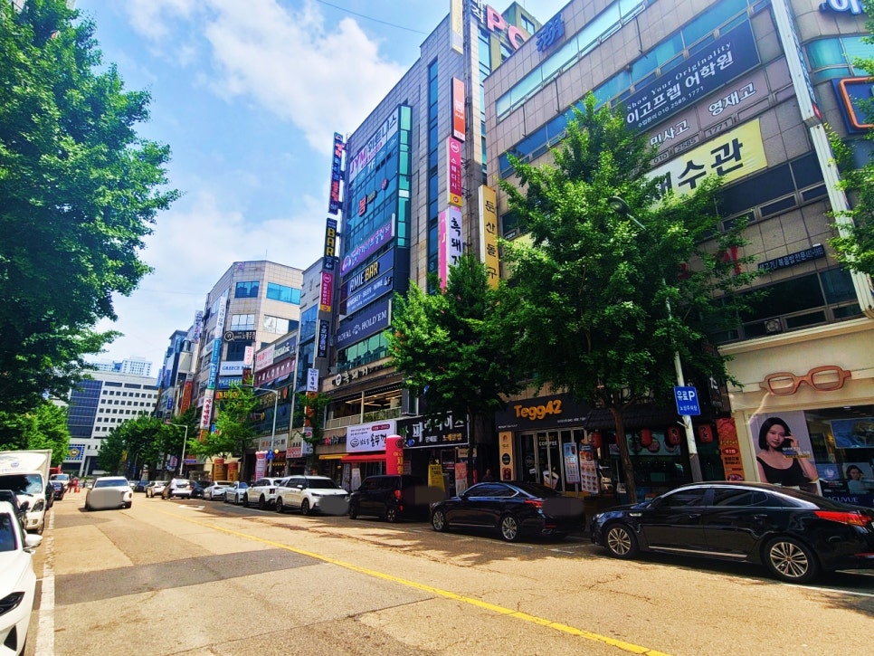 대전 둔산동 상가 임대 시청 법원 먹자통 A급 시설 음식점(매물 번호: 20240604)