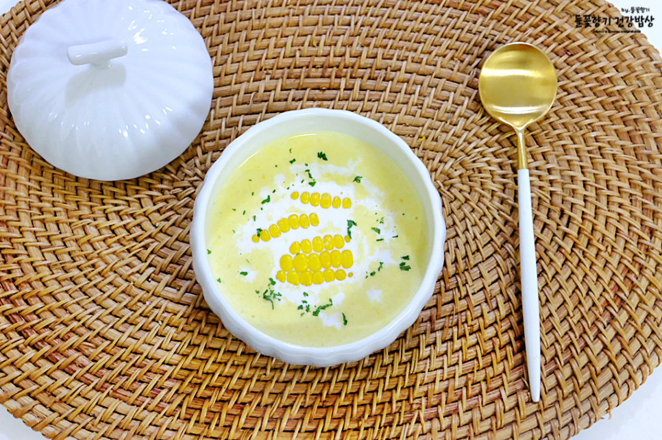 초당 옥수수스프 만들기 초당옥수수 요리 먹는법