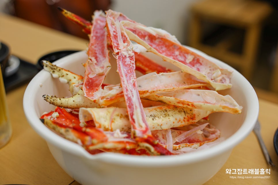 삿포로 여행 코스 아침식사 중앙도매시장 장외시장 카이센동 우메도 킹크랩 해산물덮밥