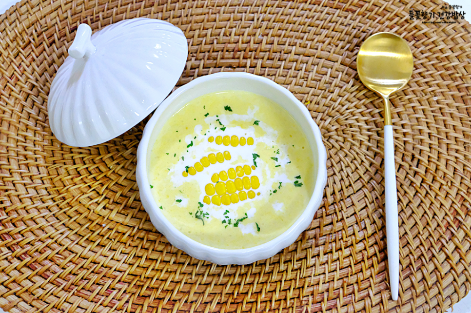 초당 옥수수스프 만들기 초당옥수수 요리 먹는법