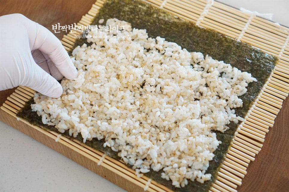 오이김밥 레시피 오이참치김밥 맛있게 싸는법