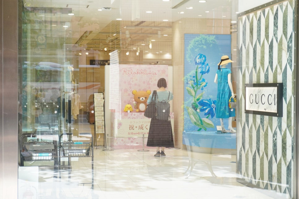 후쿠오카 여행 놀거리 리락쿠마 20주년 팝업 in 다이마루 백화점