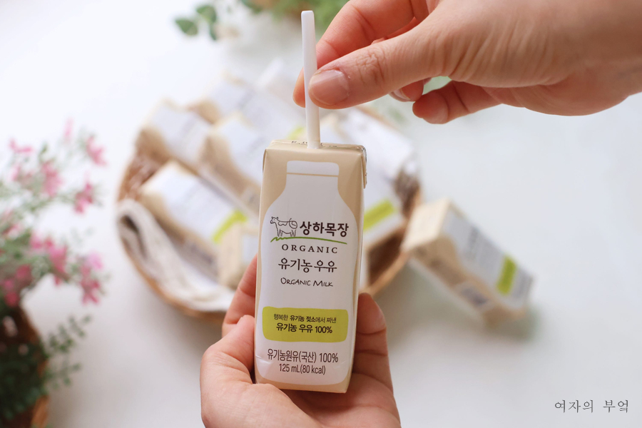 유기농우유 상하목장 멸균우유 찐으로 고소한 맛