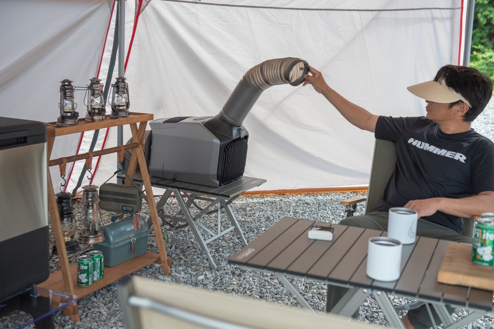 캠핑에어컨 에코플로우 웨이브2 캠핑용 휴대용 텐트 에어컨 추천