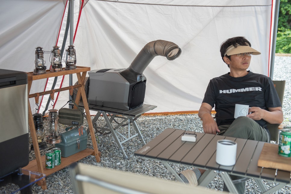 캠핑에어컨 에코플로우 웨이브2 캠핑용 휴대용 텐트 에어컨 추천