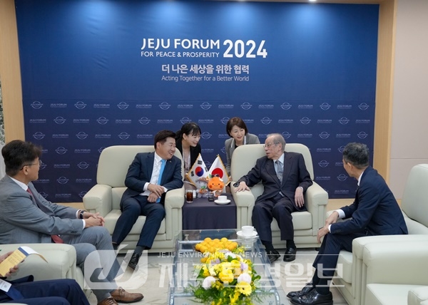 제주도-일본, 제주포럼 계기로 교류 협력 가속