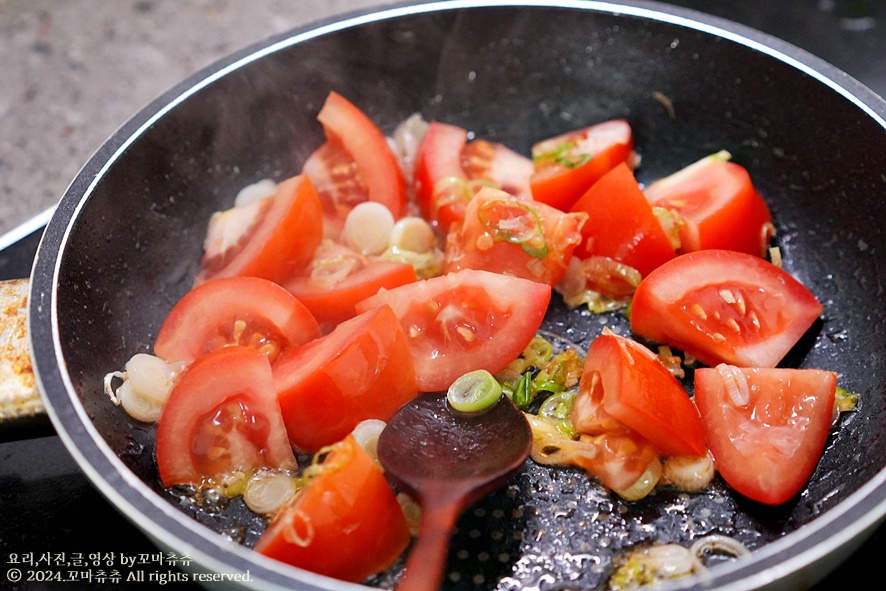 백종원 토마토 계란볶음 레시피 토마토 달걀볶음 토달볶 토달볶음