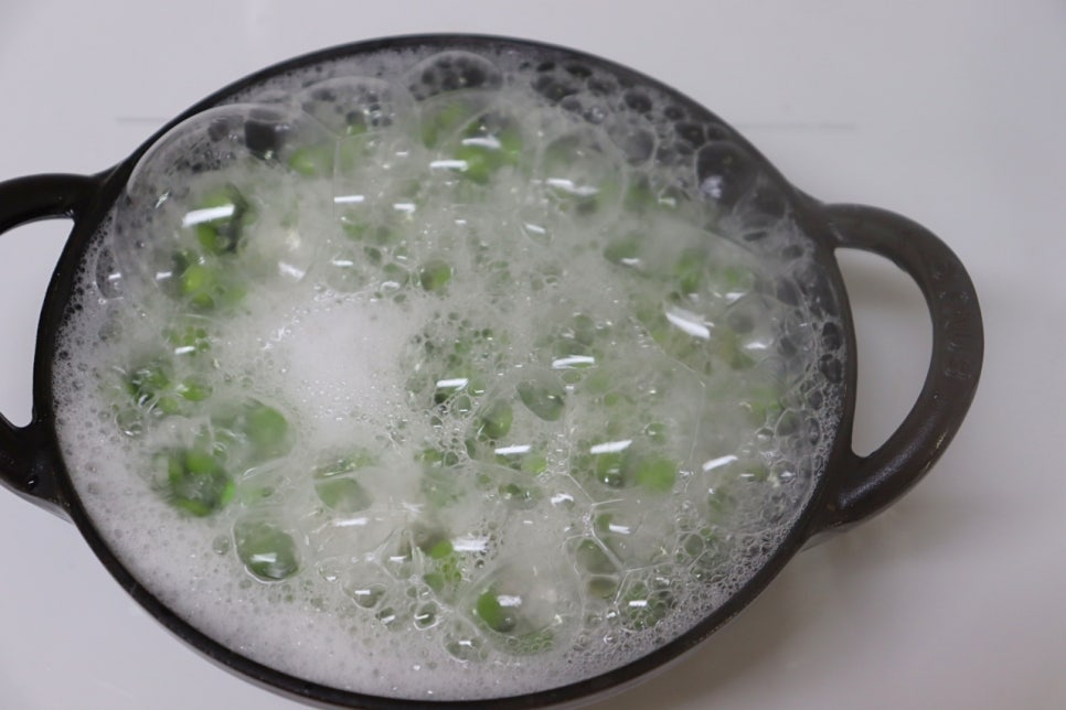 완두콩밥 하는법 햇완두콩 솥밥 레시피 하는법 완두콩요리
