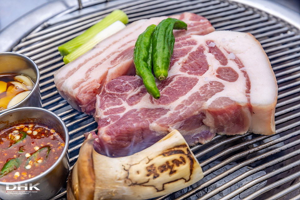 제주 애월흑돼지 맛집 제주도 뚱딴지 흑돼지 근고기