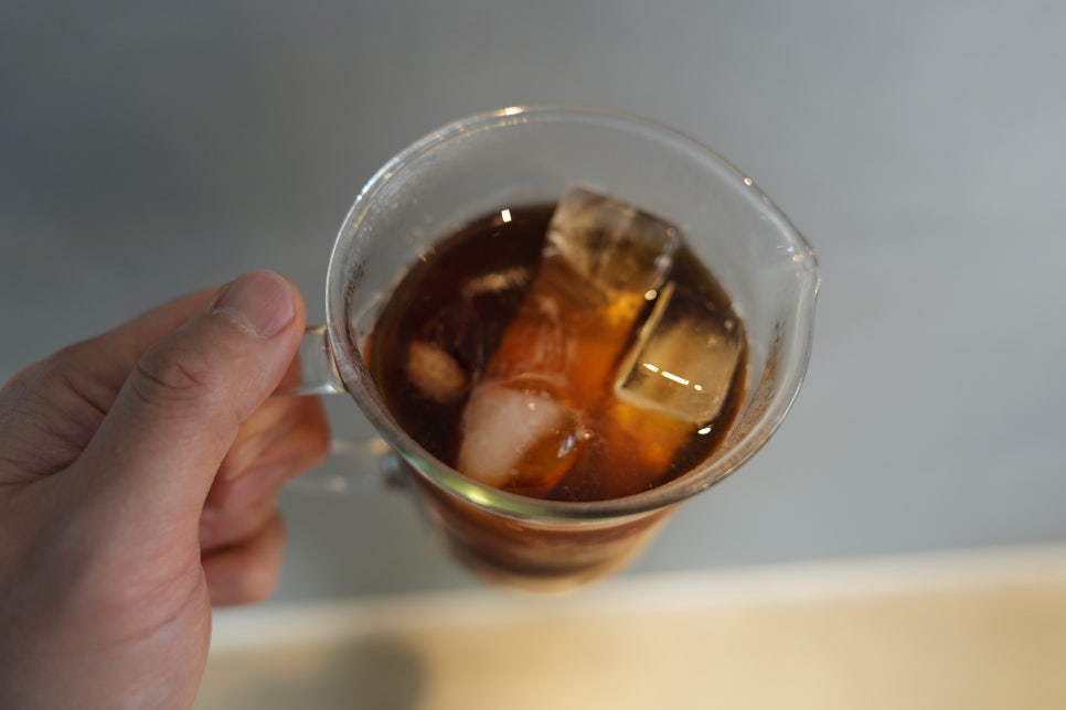 코스타리카 산타로사 1900 핀카마초 원두로 얼음 동동 아이스 아메리카노 커피