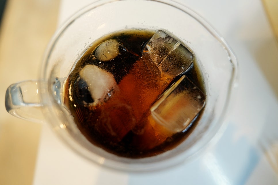 코스타리카 산타로사 1900 핀카마초 원두로 얼음 동동 아이스 아메리카노 커피