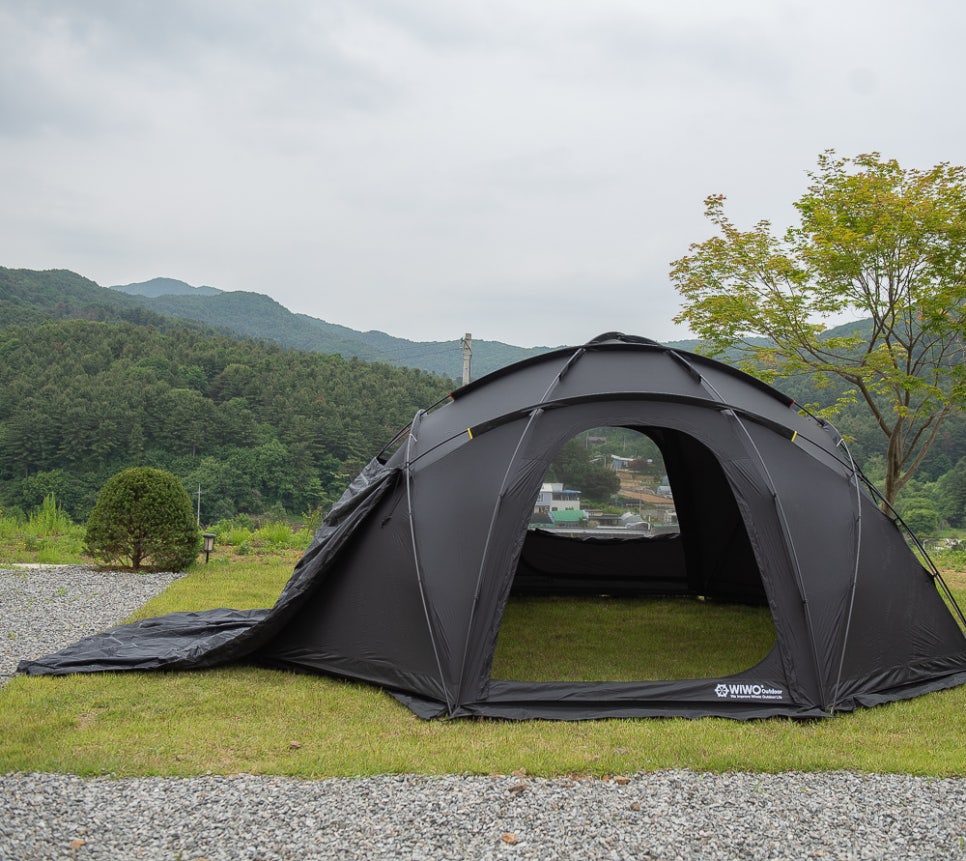 캠핑 텐트 추천 위오 야크돔 460 사계절 돔텐트 쉘터 개봉기