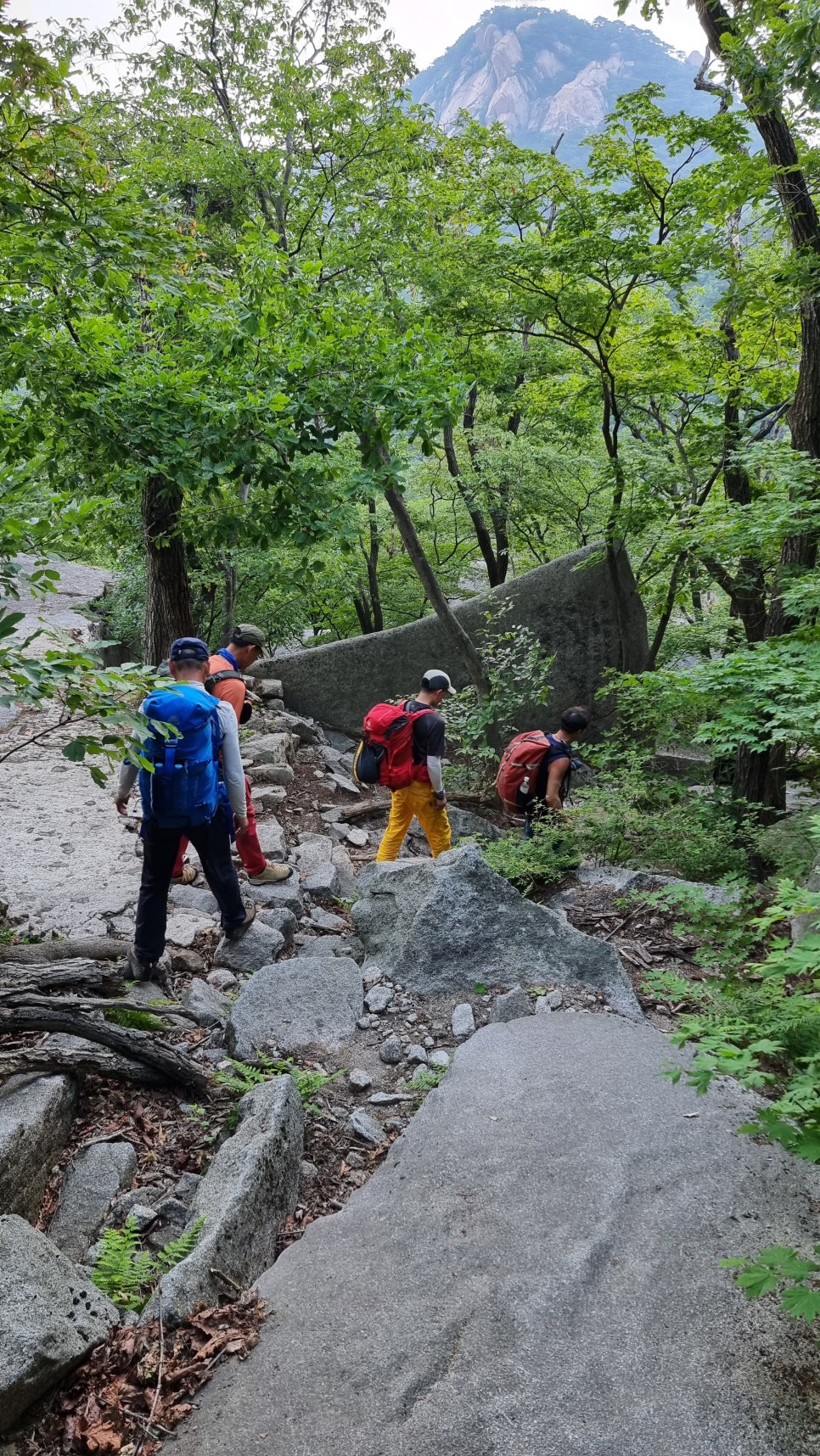 북한산 등산, 인수봉 동행길(1 ~ 6p) & 귀바위 인공 등반