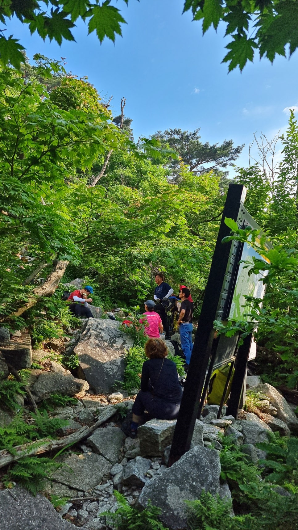 북한산 등산, 인수봉 동행길(1 ~ 6p) & 귀바위 인공 등반