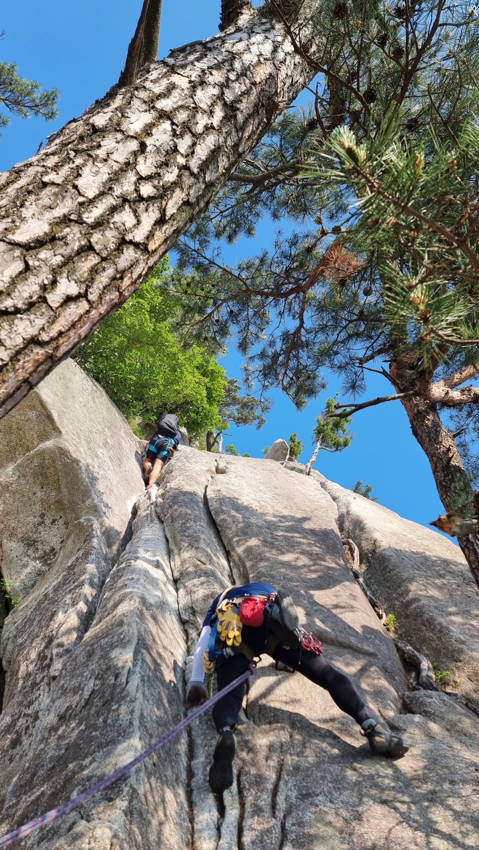 북한산 등산, 인수봉 동행길(1 ~ 6p) & 귀바위 인공 등반