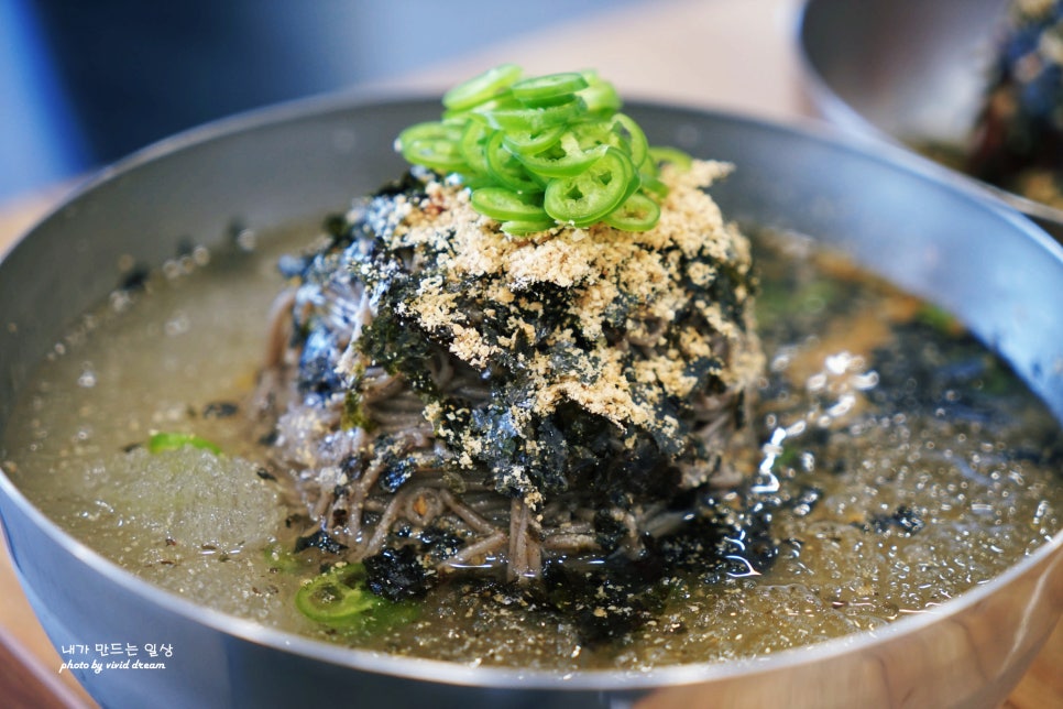 강릉 막국수 맛집 명경막국수 경포대 메밀막국수