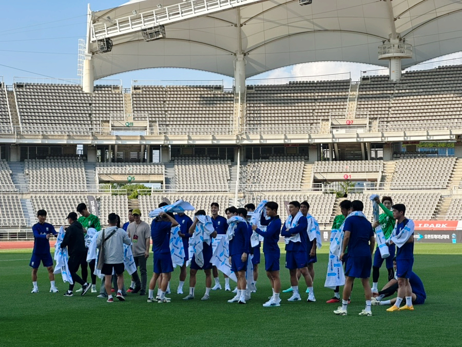 축구 국가대표팀 공식 파트너 파워에이드 오픈트레이닝데이❤️ 손흥민 쏘니 봤다! +이강인 싸인