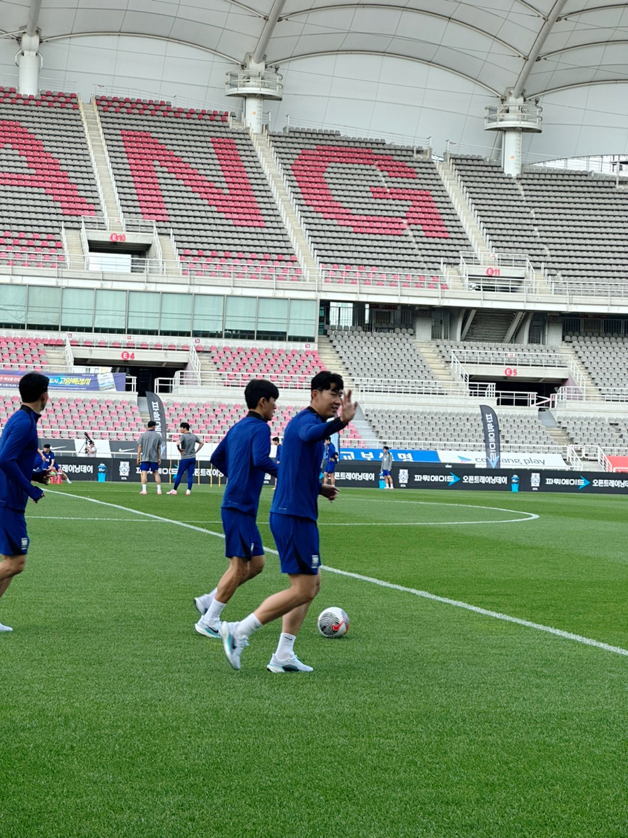 축구 국가대표팀 공식 파트너 파워에이드 오픈트레이닝데이❤️ 손흥민 쏘니 봤다! +이강인 싸인