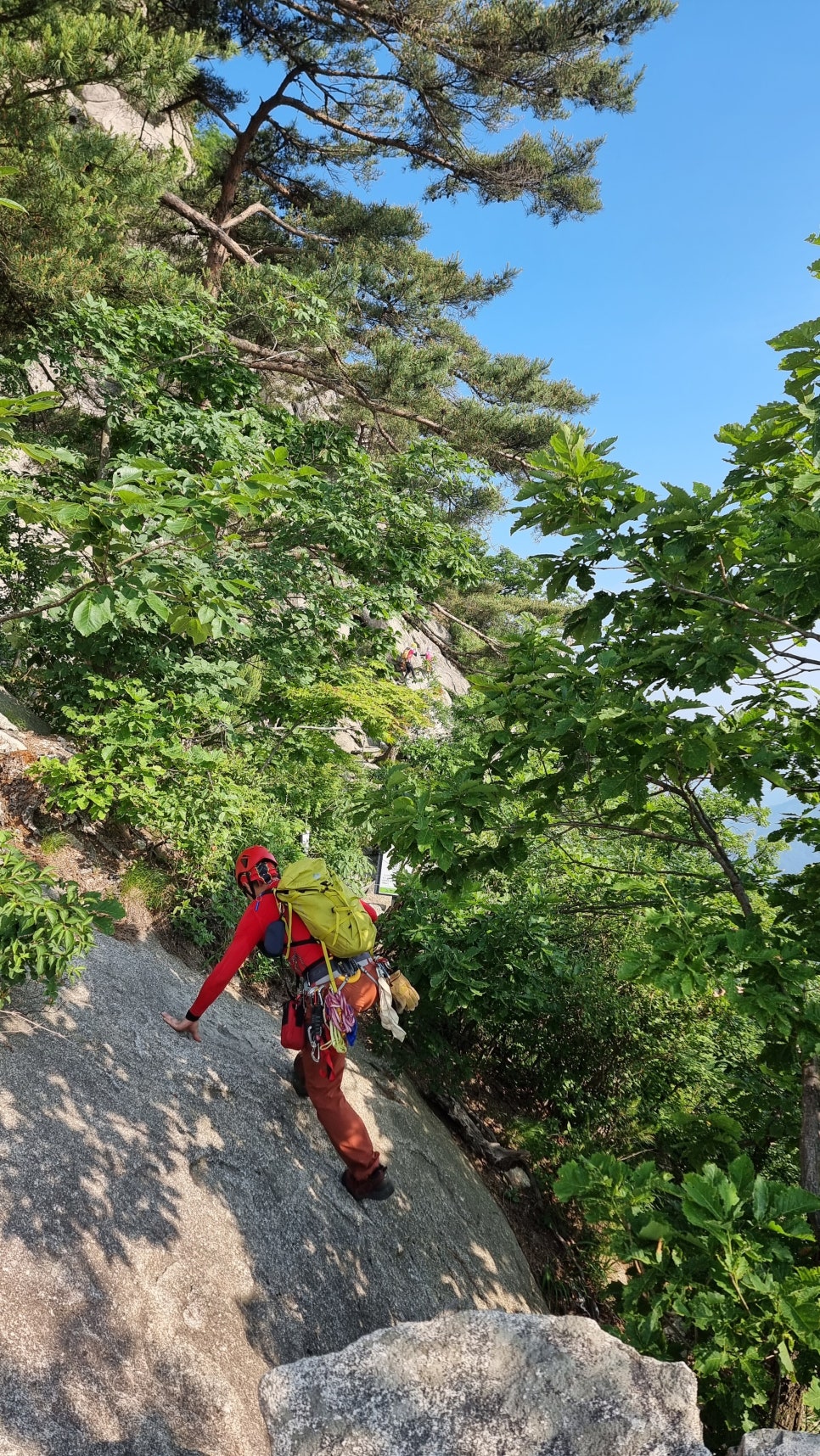 북한산 등산, 인수봉 동행길(1 ~ 6p) & 귀바위 인공 등반