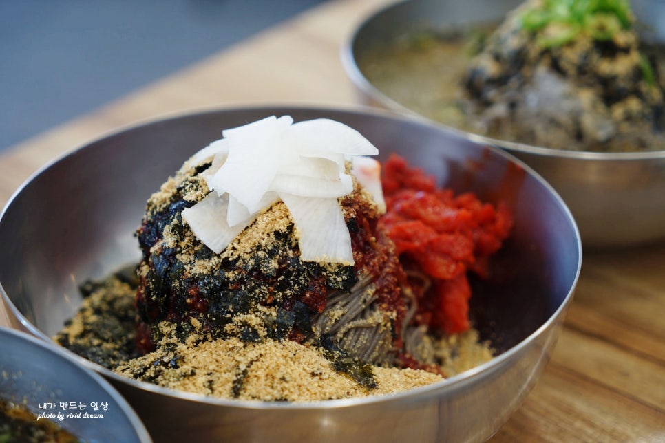 강릉 막국수 맛집 명경막국수 경포대 메밀막국수