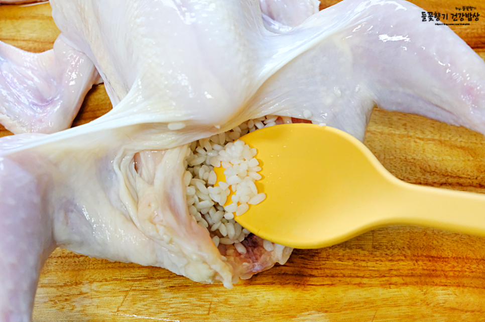 냄비 삼계탕 끓이는법 닭죽 찹쌀 삼계탕 레시피