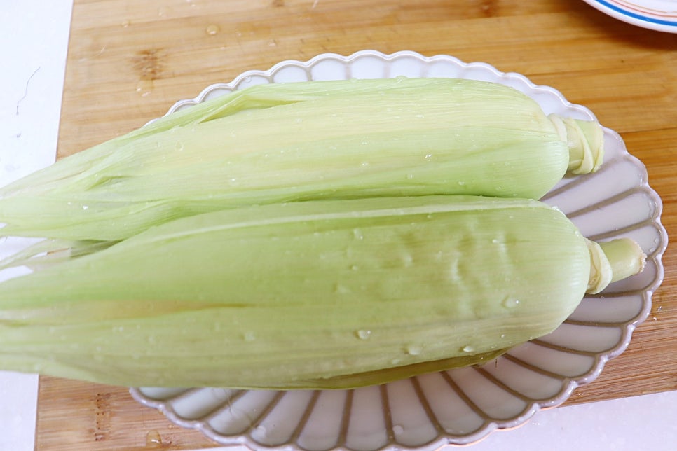 제철 초당옥수수 전자레인지 찌는법 찌기 초당옥수수 먹는법 보관 칼로리 요리