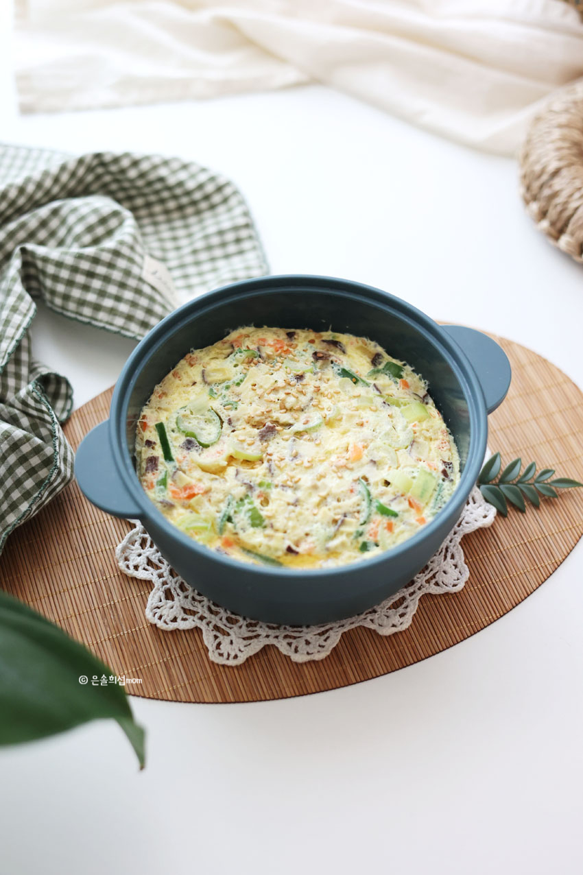 야채 계란찜 전자레인지 전자렌지 계란찜 만들기