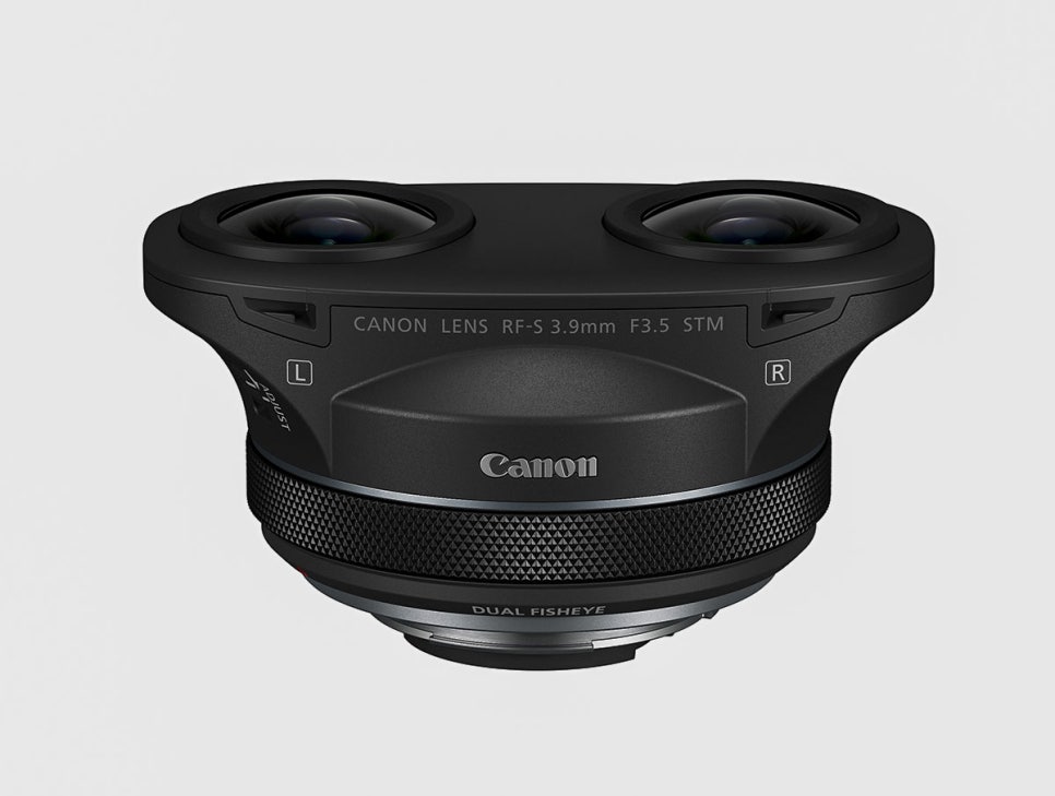 캐논 크롭바디 VR렌즈 신제품 RF-S3.9mm F3.5 STM DUAL FISHEYE