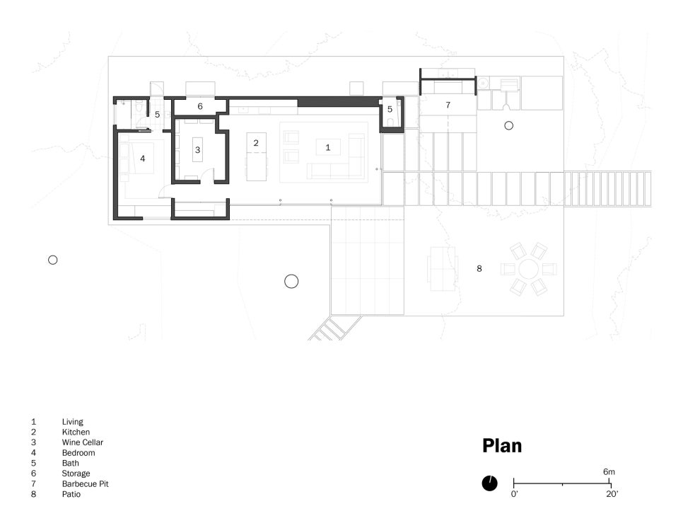 본채는 따로! 근사한 선착장이 딸린 게스트 하우스, River Hills Cabin by Miró Rivera Architects
