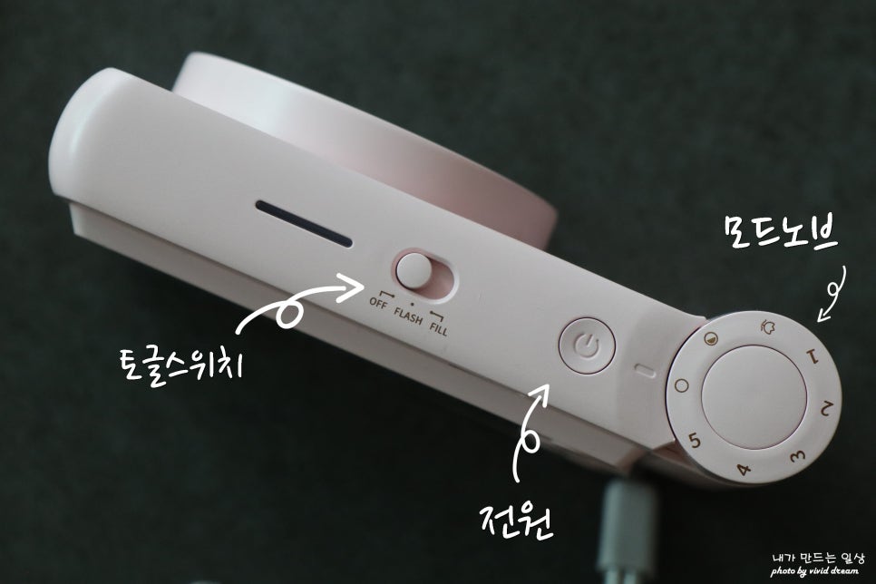 즉석 폴라로이드 스티커 카메라 HPRT Z1 페스티벌 추억 남기기