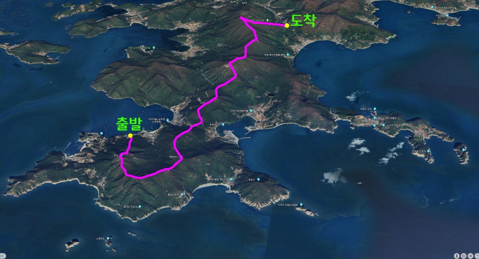 [한려해상국립공원] 거제도에서 볼 수 있는 한려해상 최고의 등산코스 !!