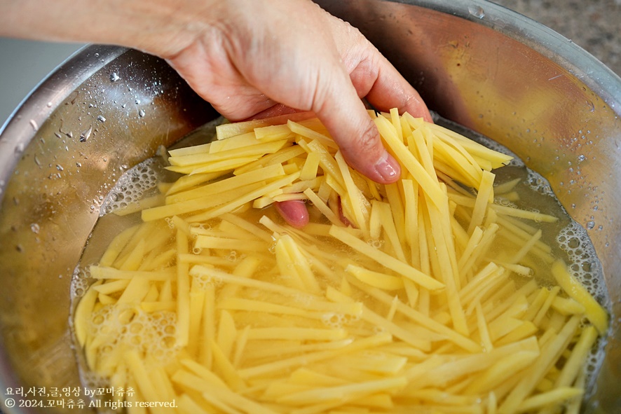 감자채전 감자전 만들기 레시피 박수받는 감자요리