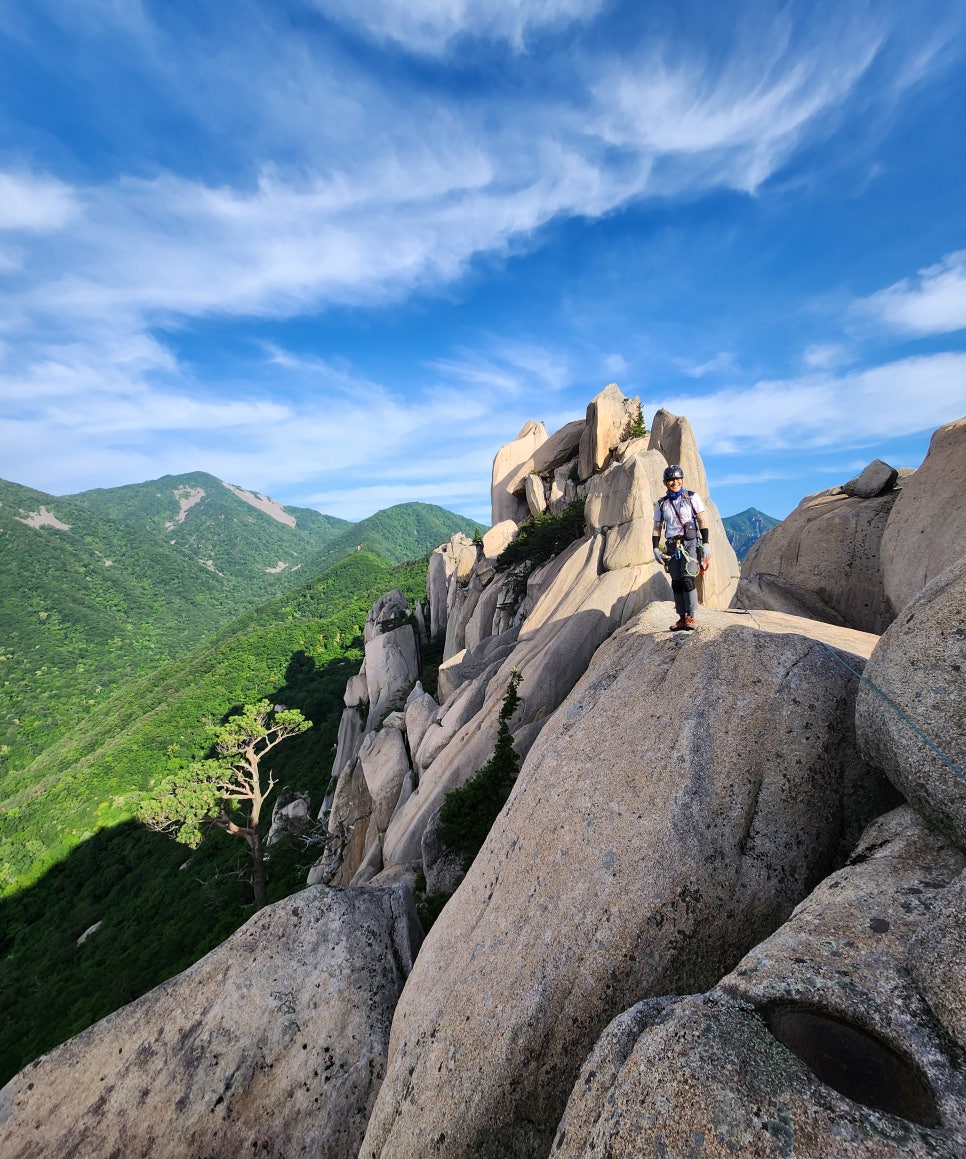 설악산 등산, 울산바위 나드리길  (중봉전망대 ~ 서봉) 릿지 산행