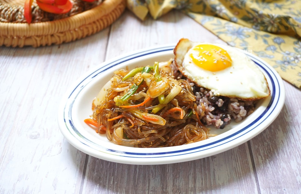 중국집 잡채밥 만들기 중국식 잡채덮밥 레시피
