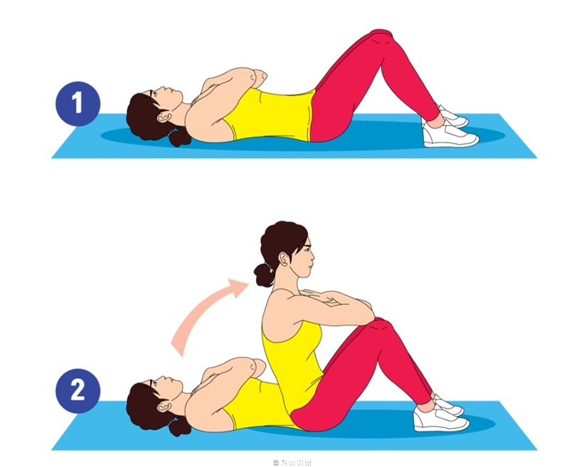 레그레이즈 윗몸일으키기 효과 여자 남자 복근운동 11자복근