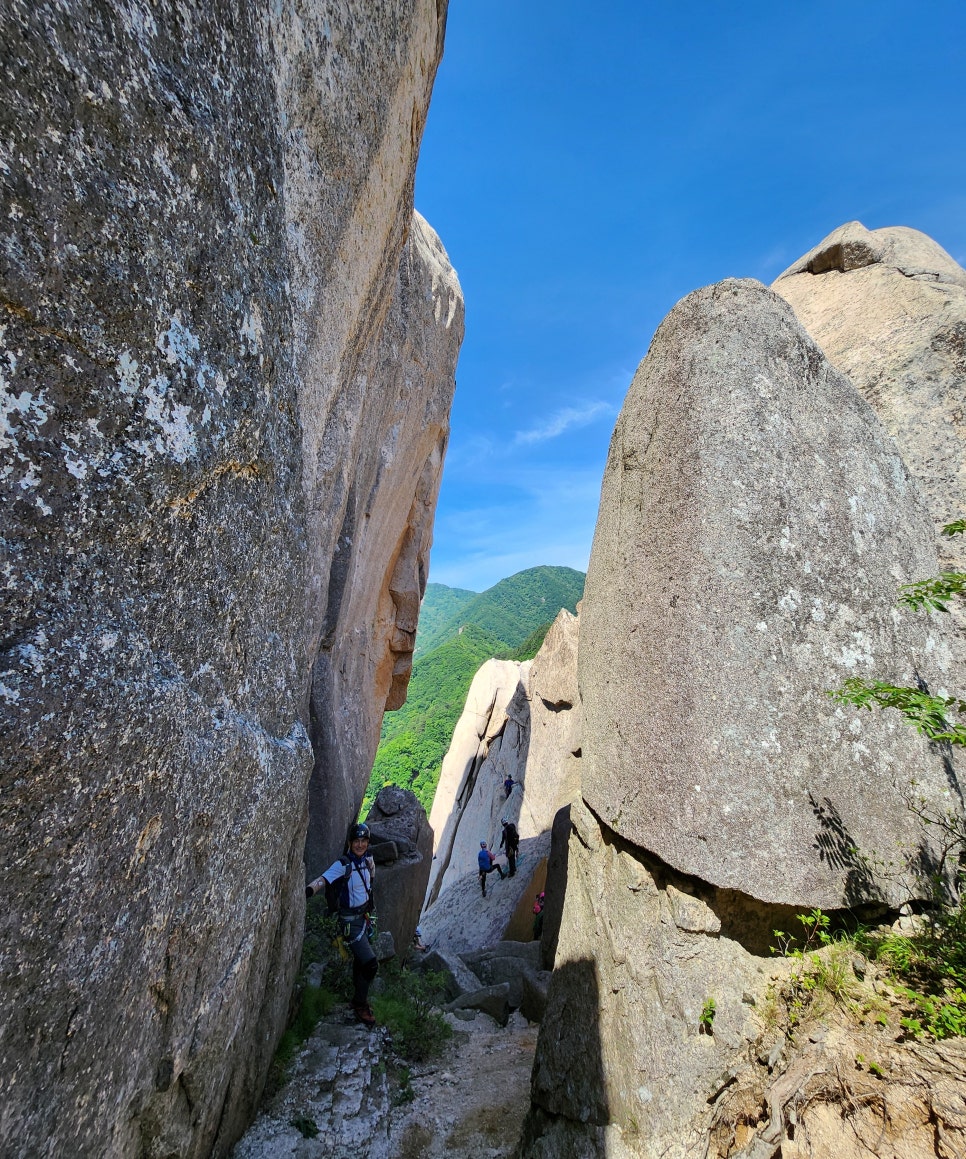 설악산 등산, 울산바위 나드리길  (중봉전망대 ~ 서봉) 릿지 산행