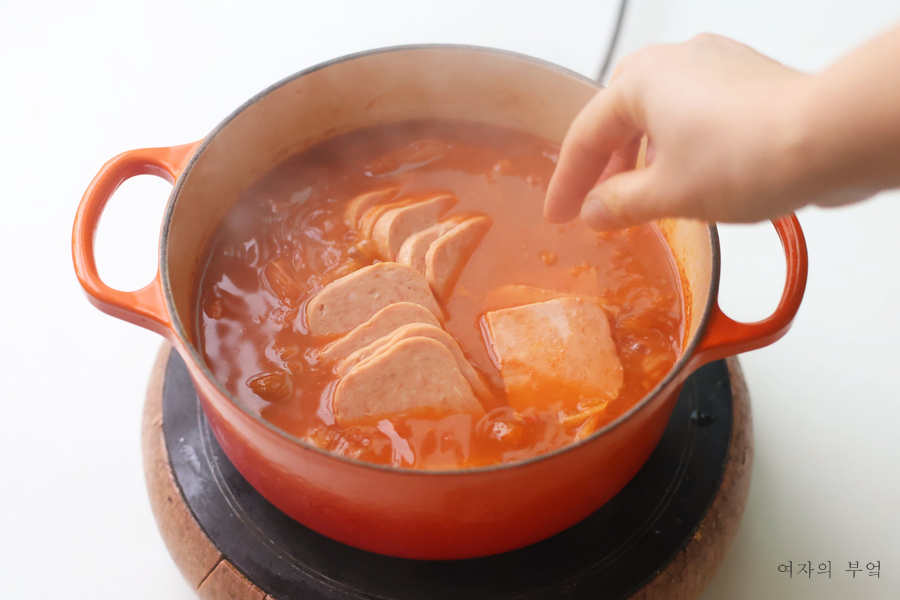 스팸 참치 김치찌개 맛있게 끓이는법 스팸김치찌개 레시피