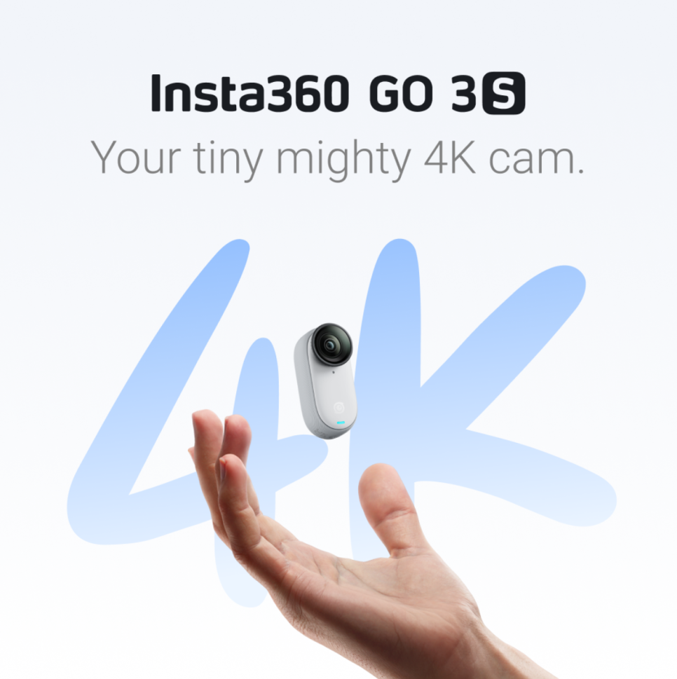 여행용 소형 액션캠 일인자 4K 해상도로 돌아온 인스타360 GO 3S