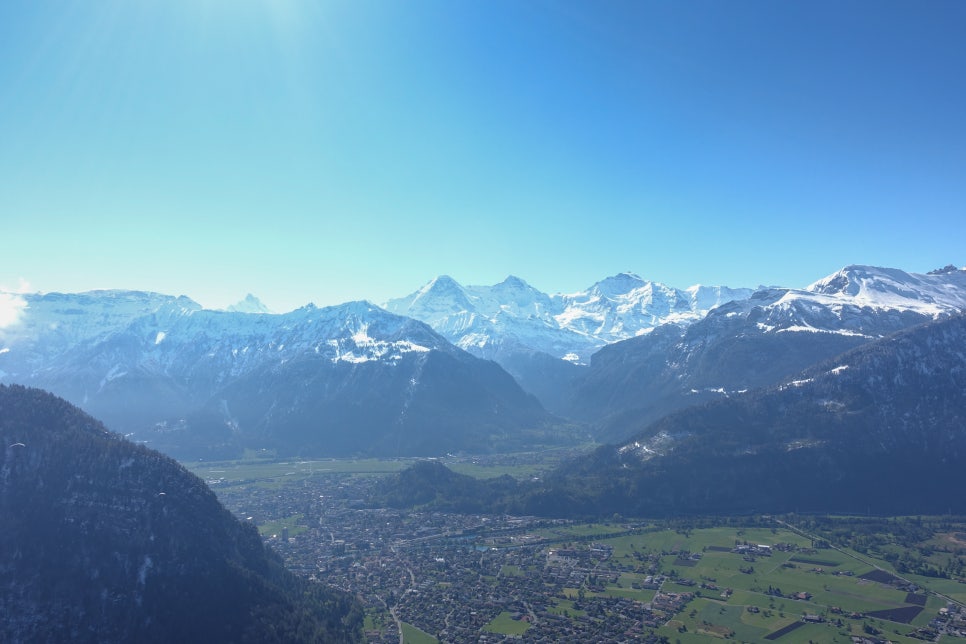 스위스 여행 인터라켄 패러글라이딩 가격 시간