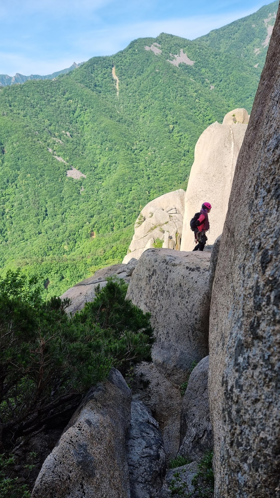 설악산 등산, 울산바위 나드리길  (중봉전망대 ~ 서봉) 릿지 산행